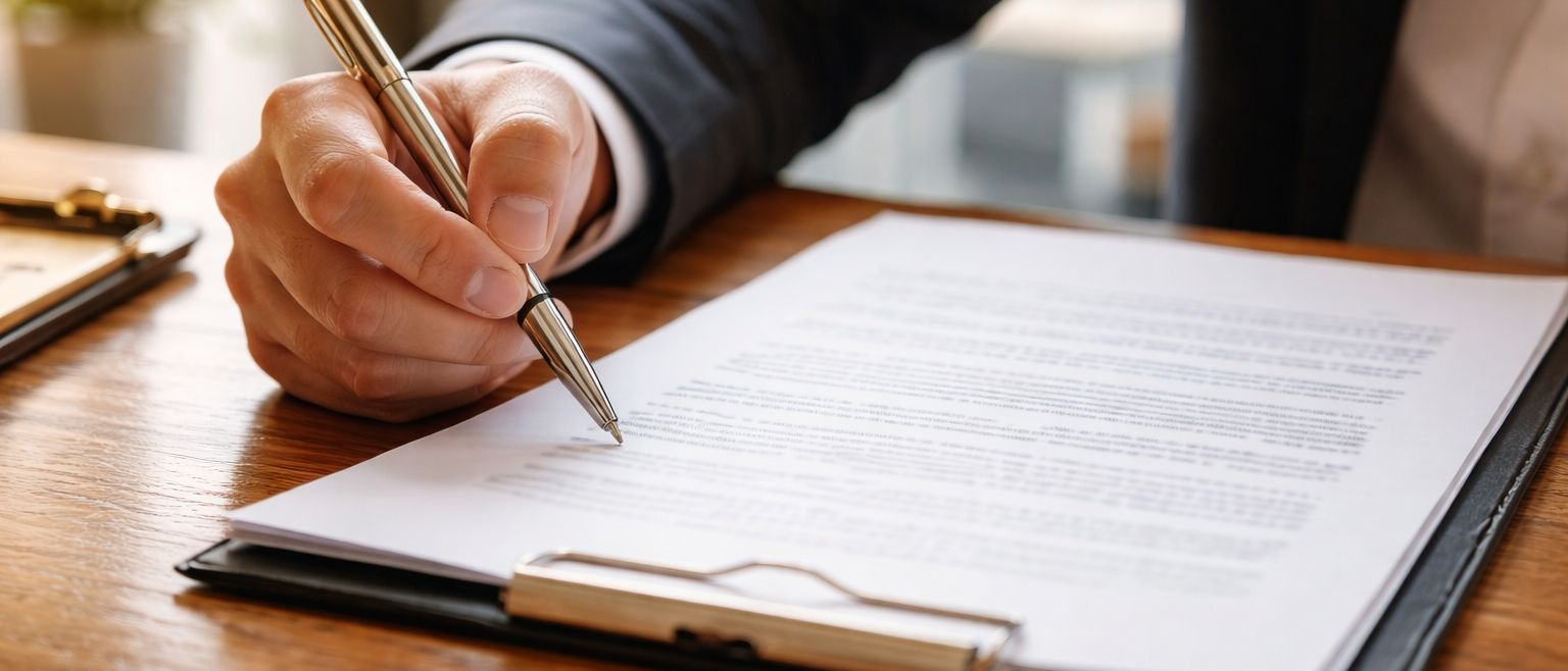 Signature d'une convention